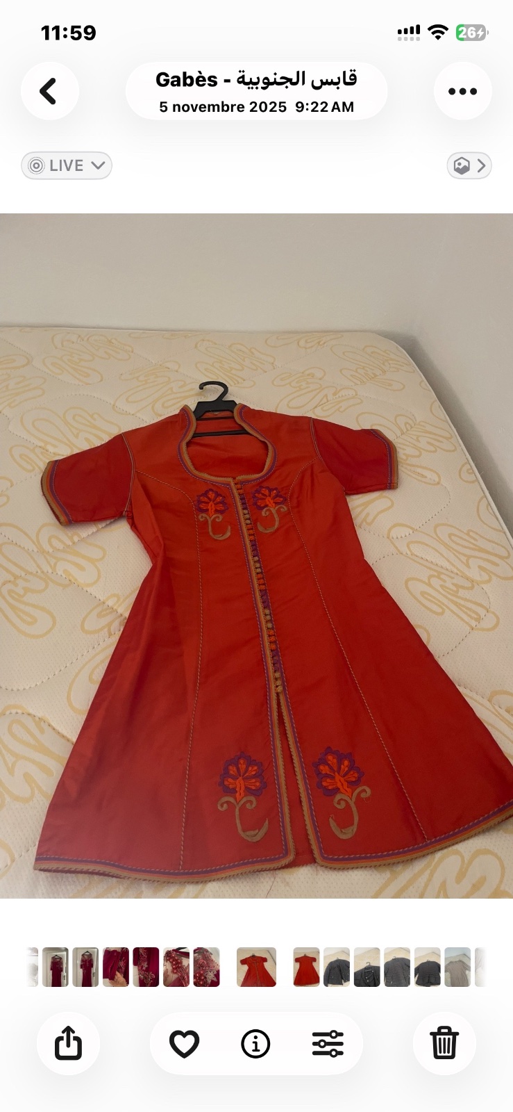 Robe courte