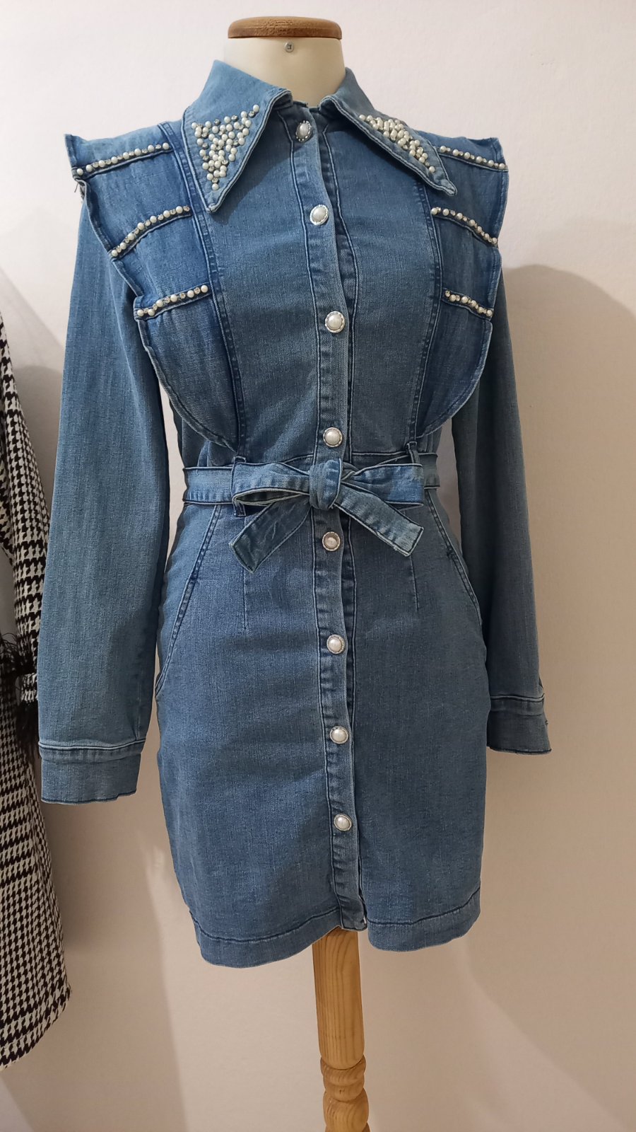 Robe jean courte 