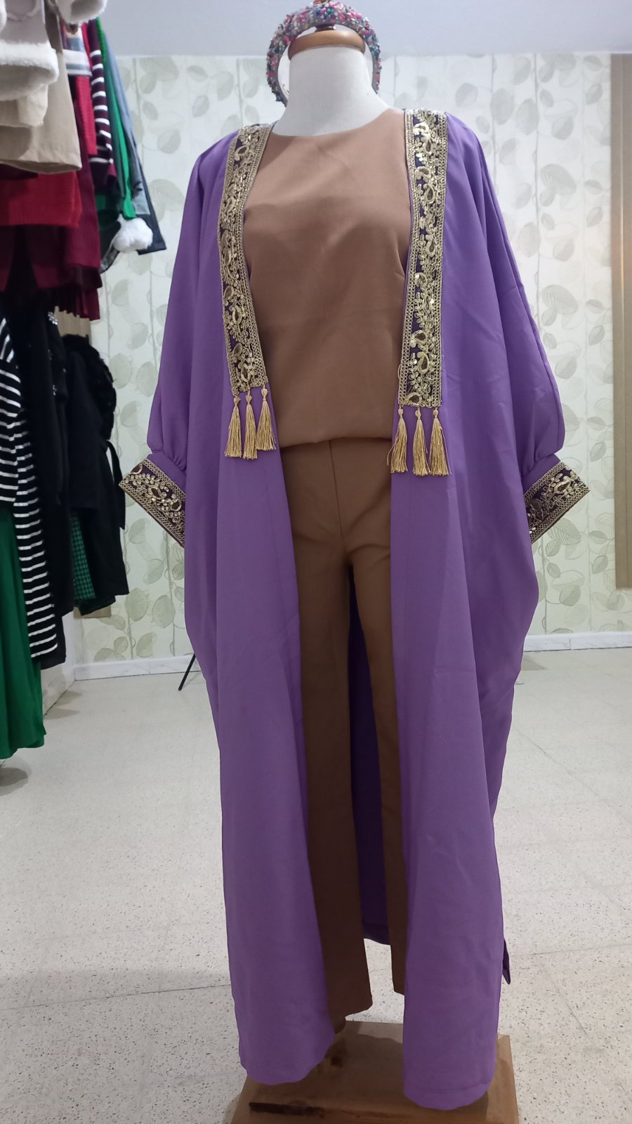 Abaya top pantalon 