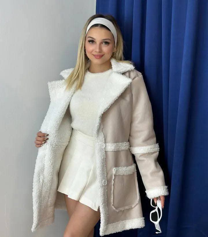 Blouson beige 