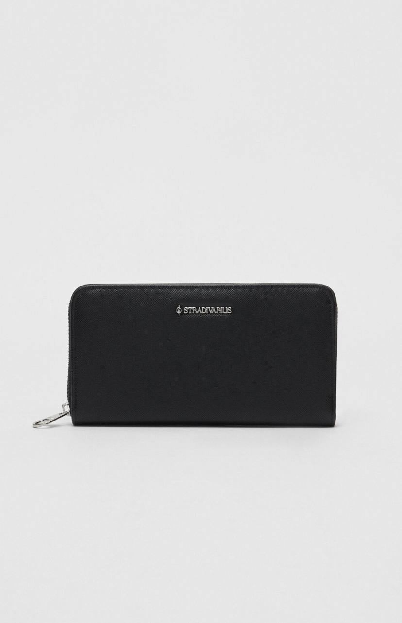 Portefeuille stradivarius basic zip-up