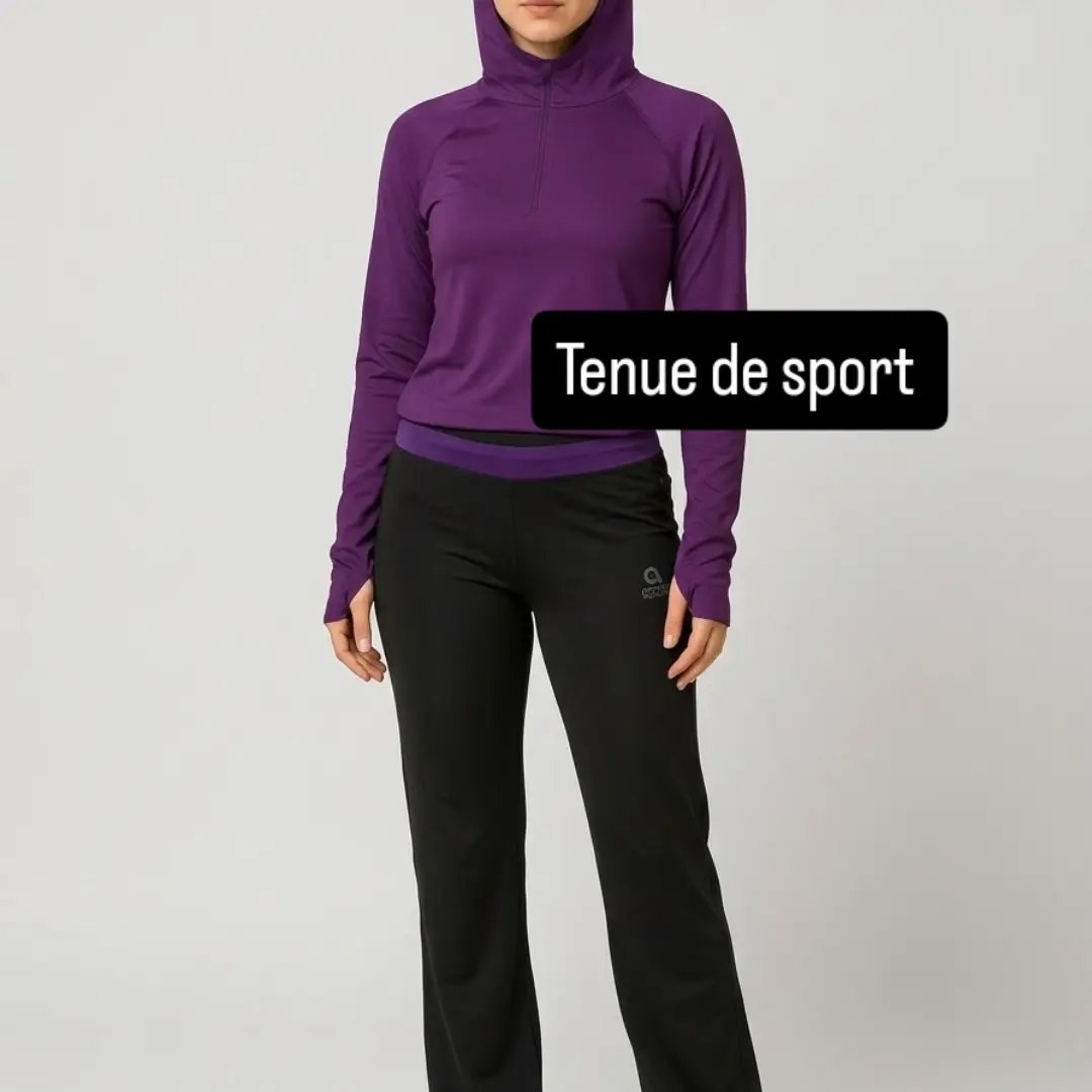  Set de sport., Sweat-shirt de la marque active et pantalon 