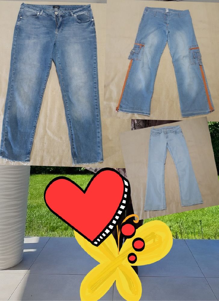 Lot 3 pantalons jean 
