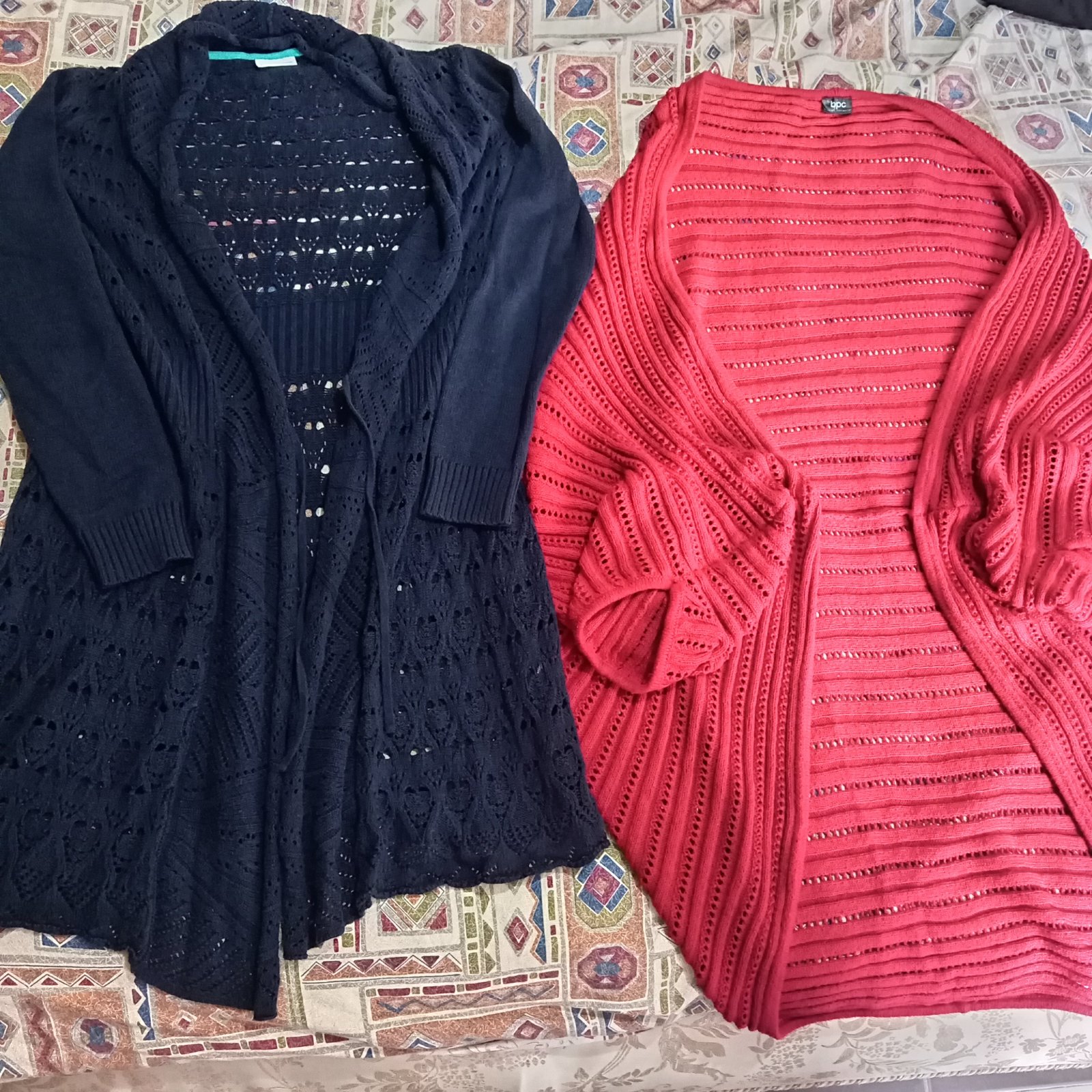 Lot Cardigan plus gilet crochet 