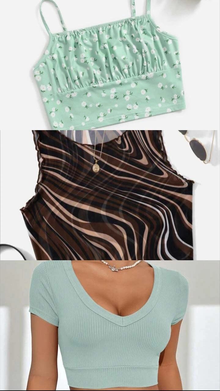 3 tops Shein taille xs