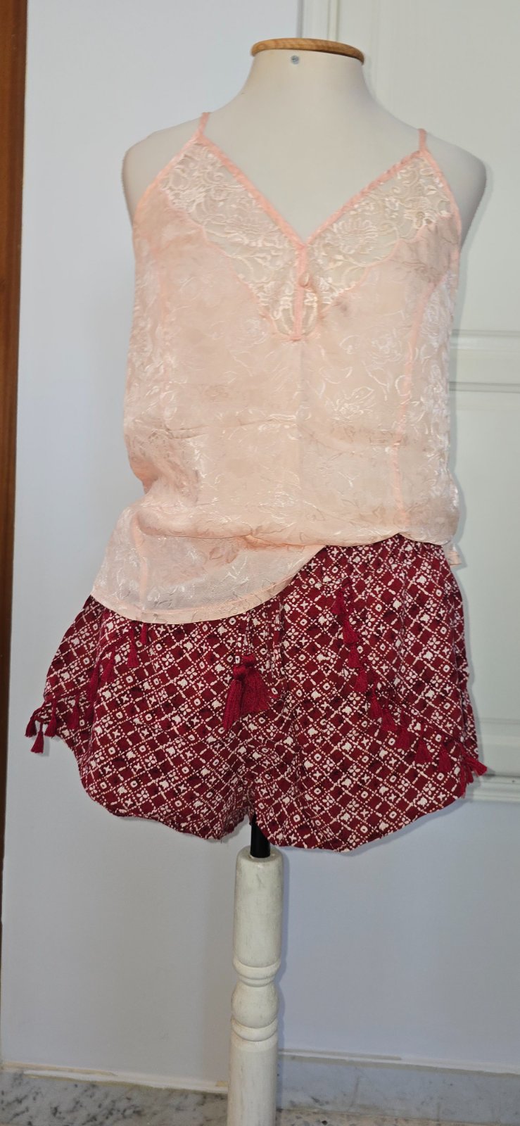 Tenue de plage short + haut
