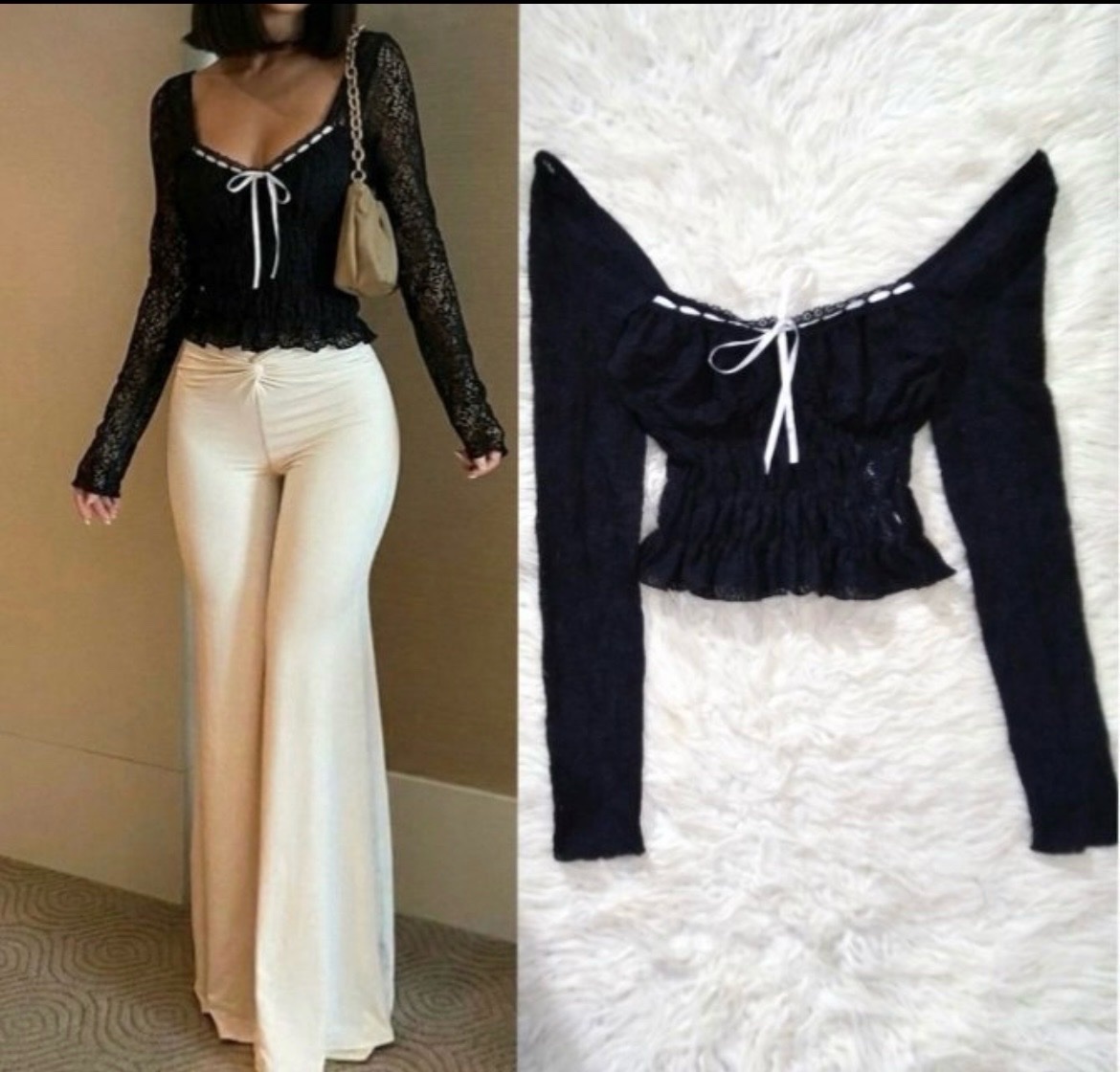 Pull en dentelle taille S-M