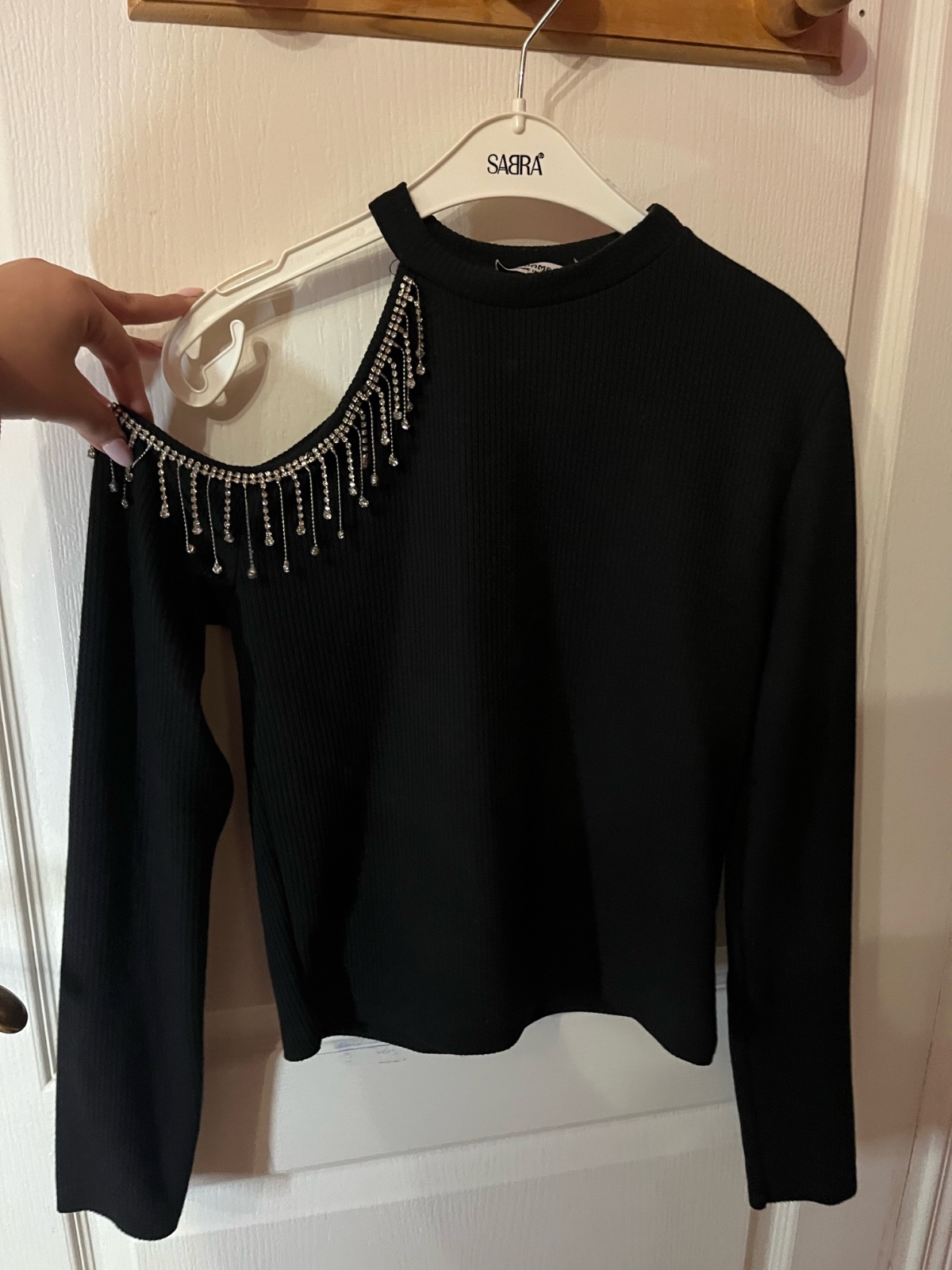 Pull avec strass taille M