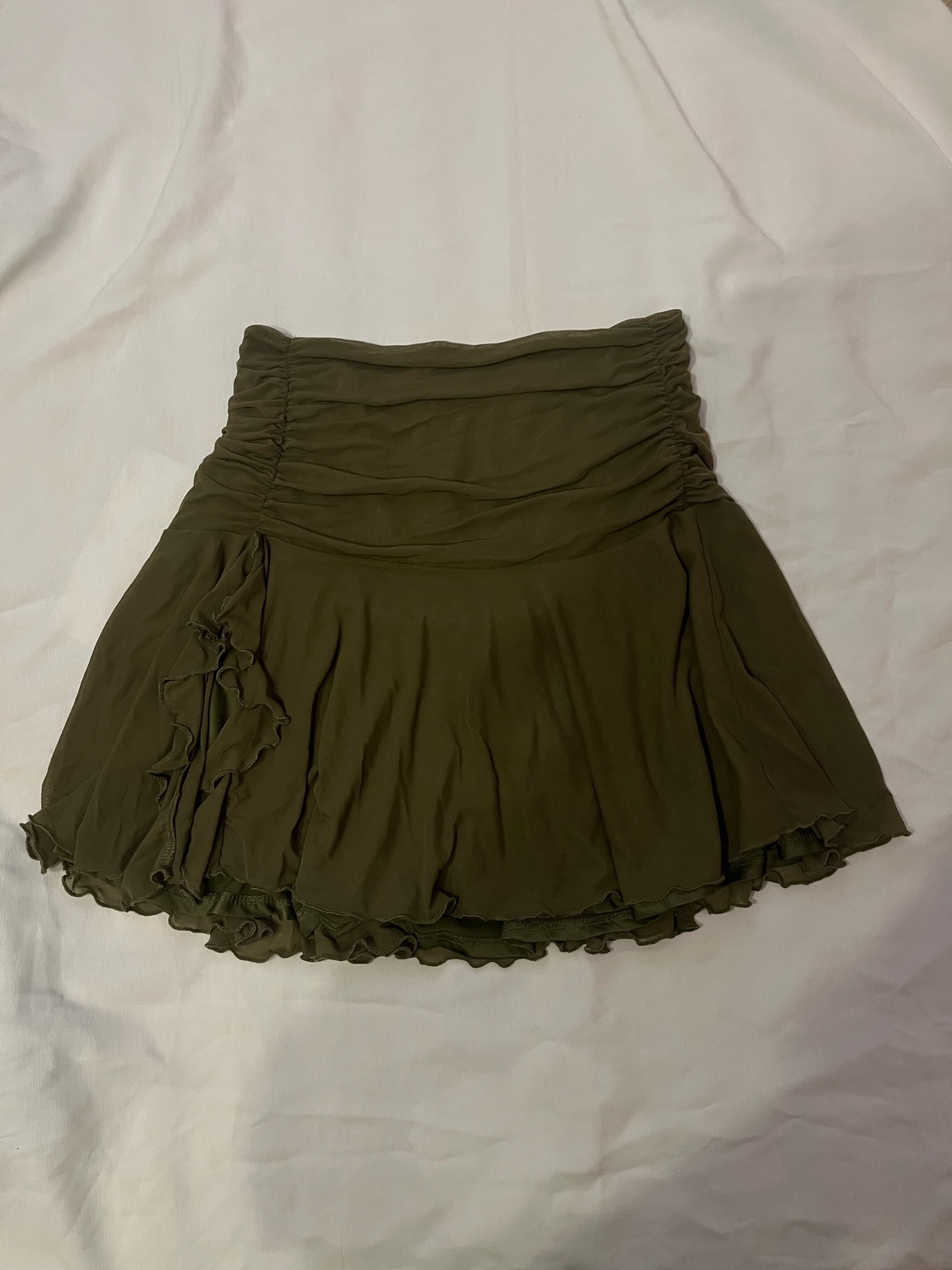 Jupe shein vert militaire taille L 