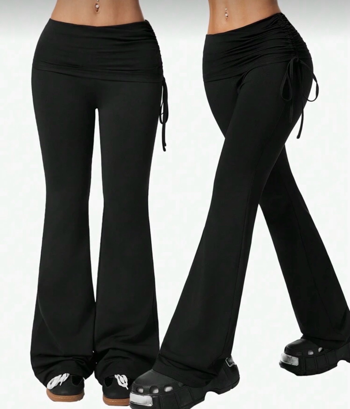 Pantalon noir shein taille XL