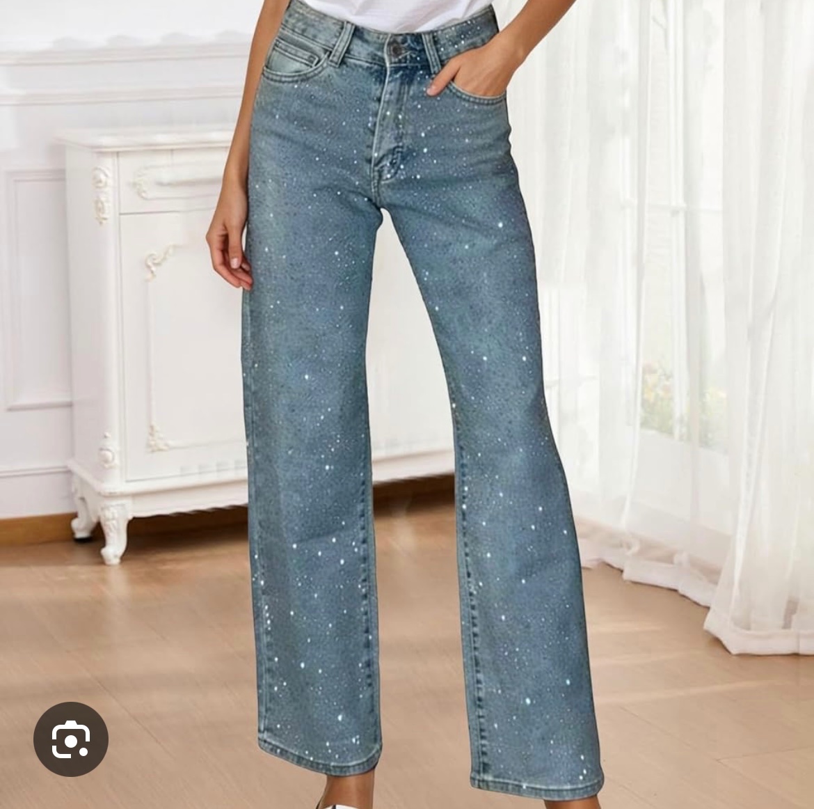 Jean en strass jamais porté