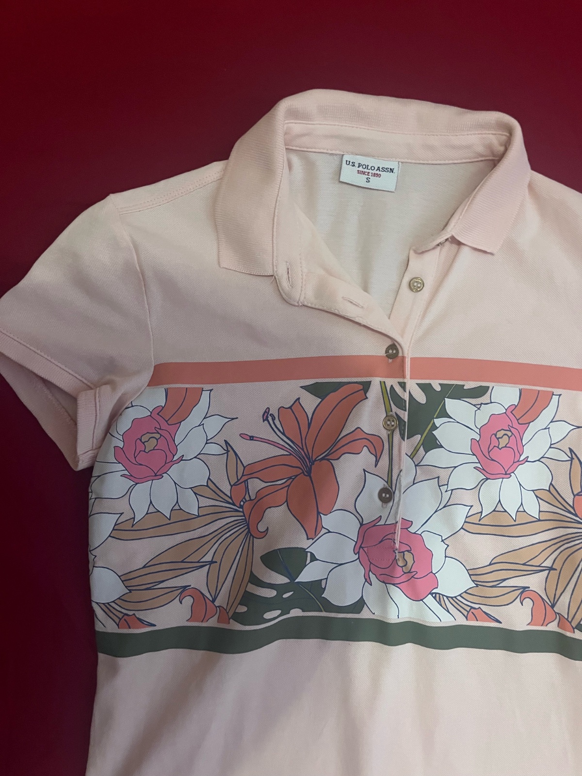 T shirt polo taille S-M