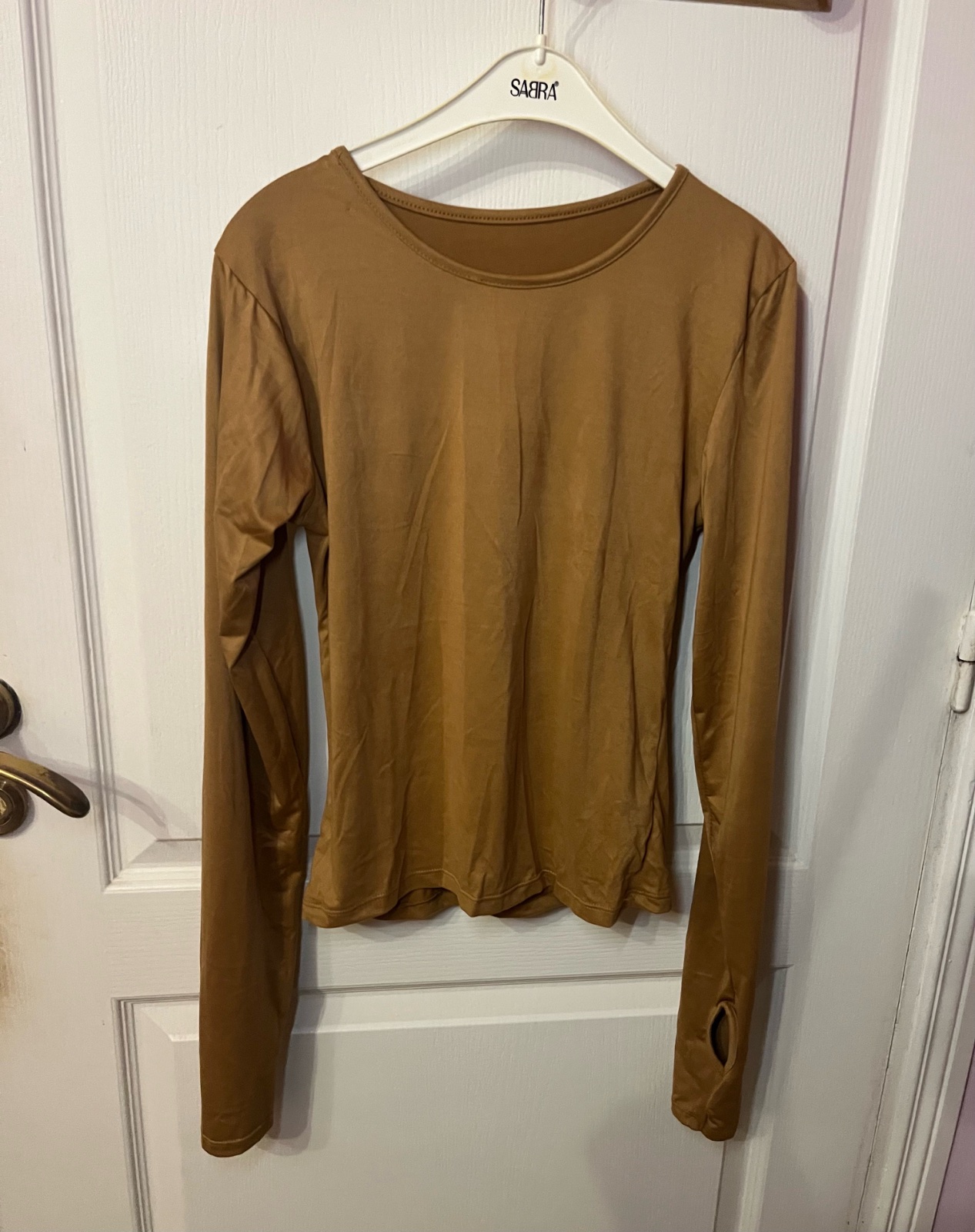 Pull marron camel taille S M