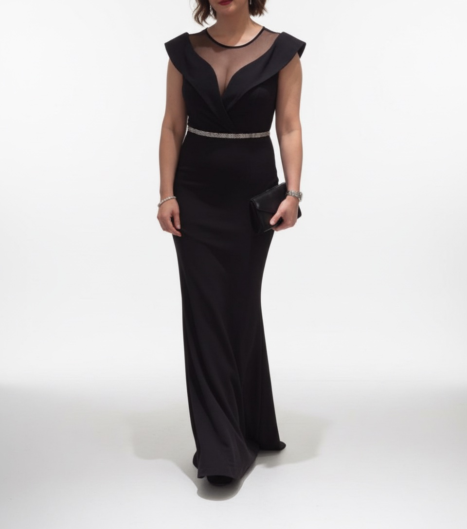 Robe soiré noir taille 34-36 (petite S) jamais portée 
