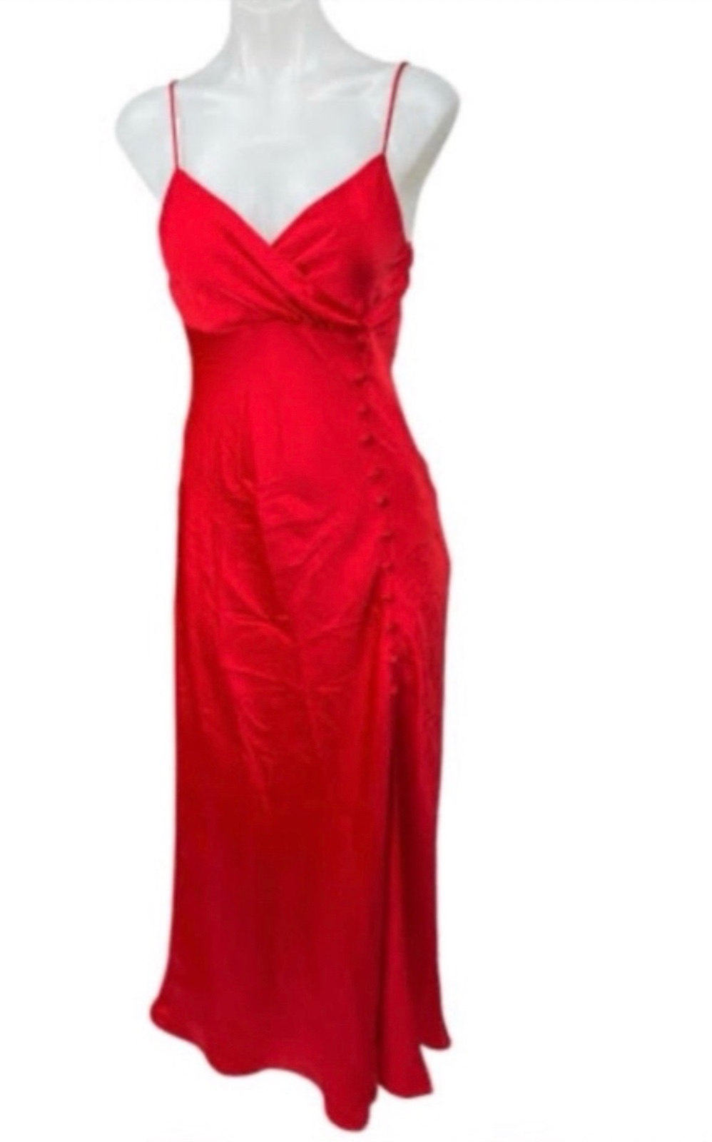 Robe en satin 