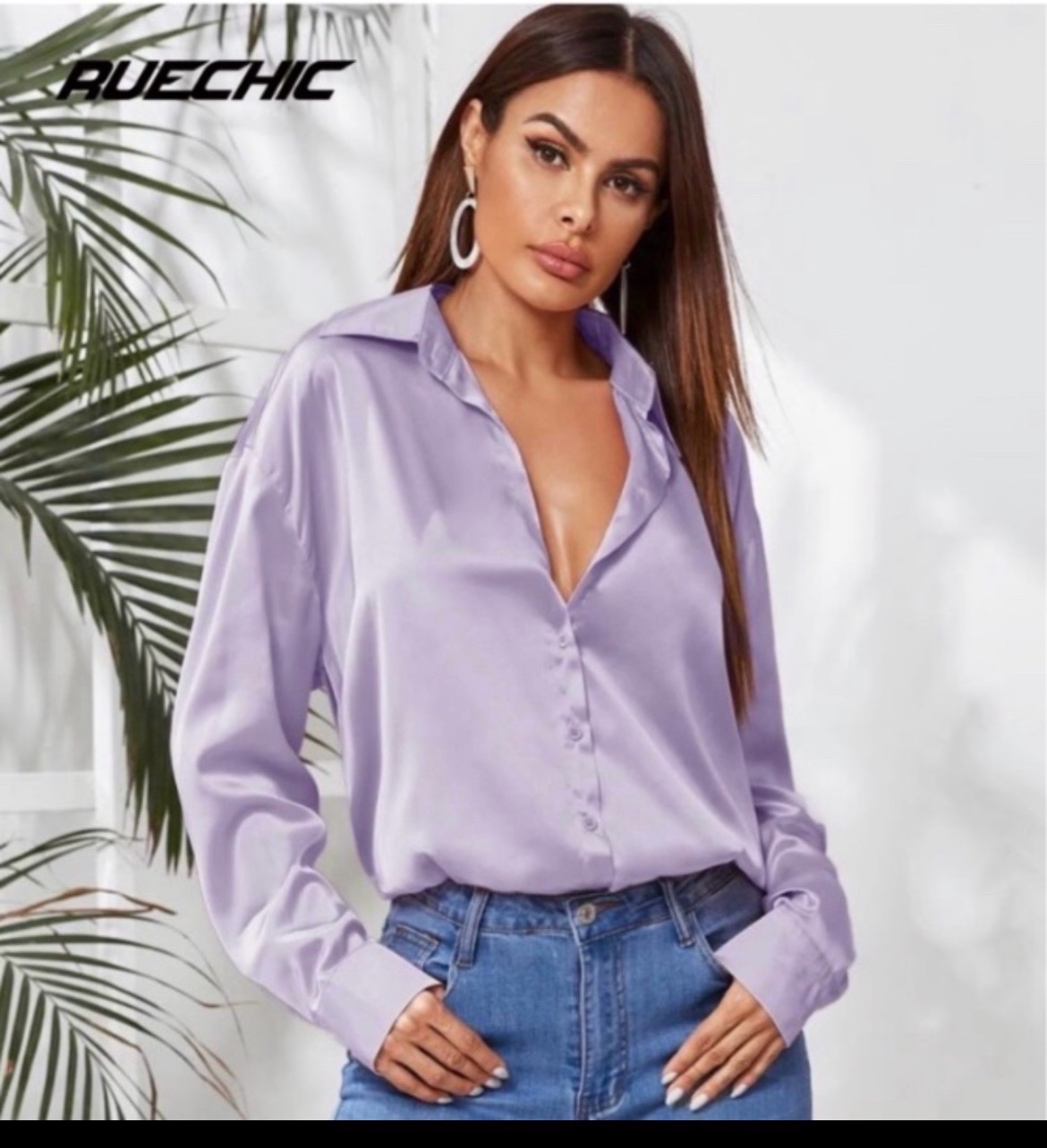 Chemise en satin 