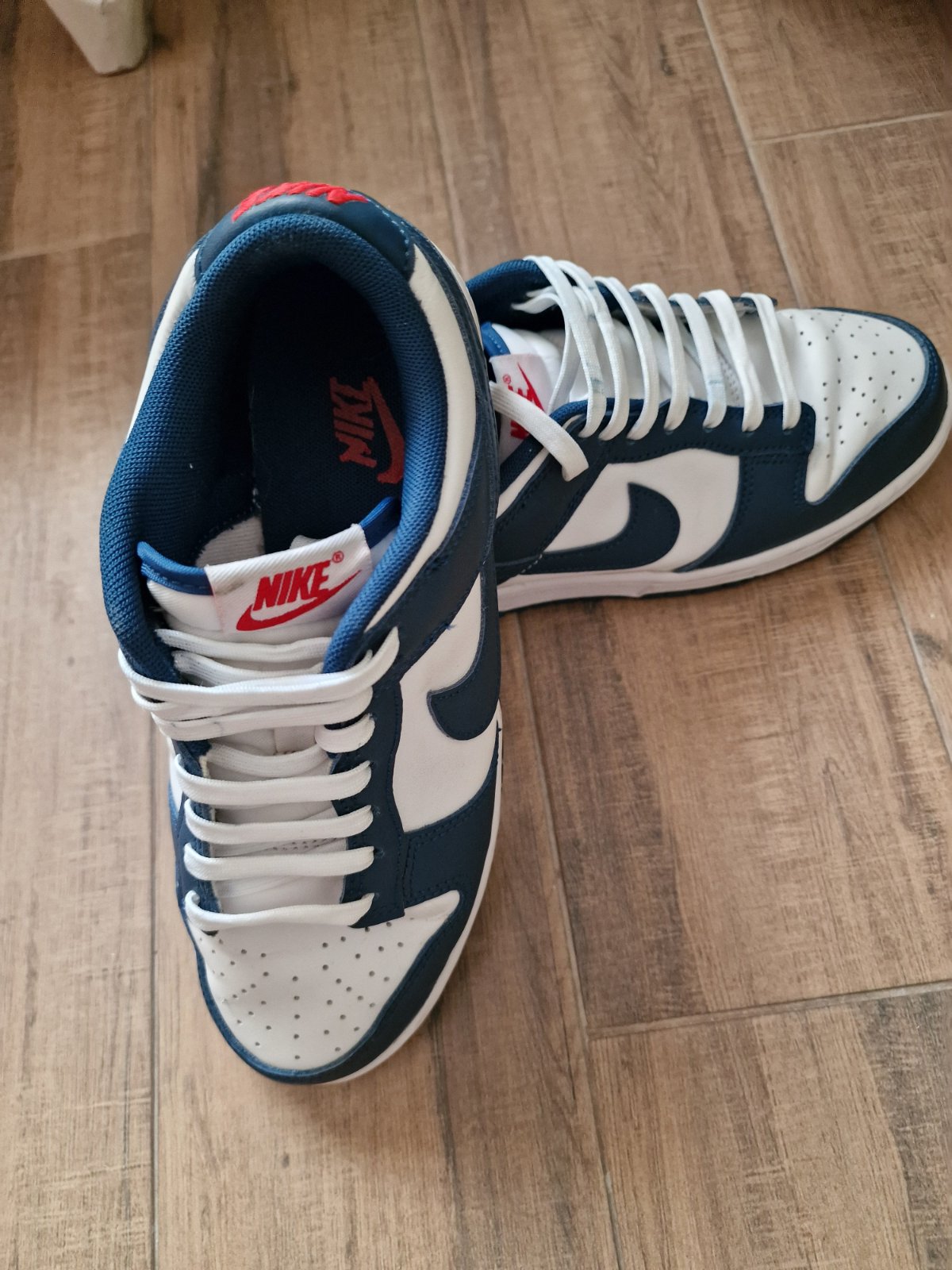 Une paire de sneakers dunk lox