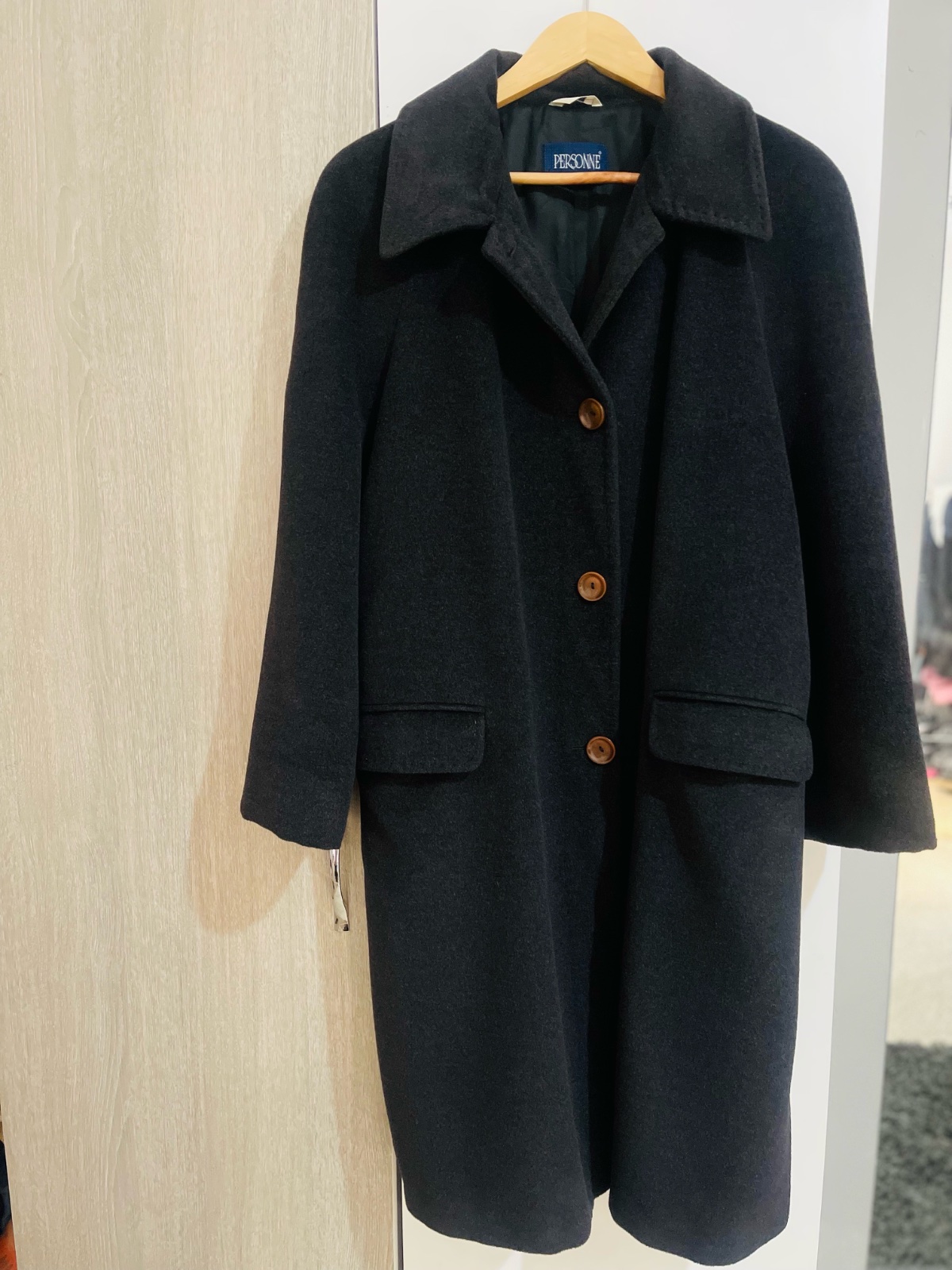 Monteaux gris charbon cachmir neuf made in italy 