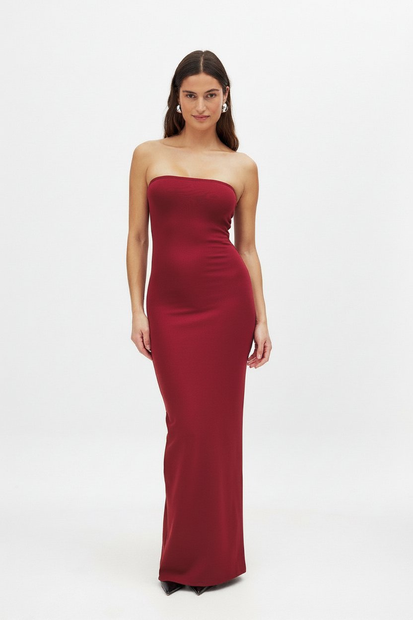 Robe rouge longue 