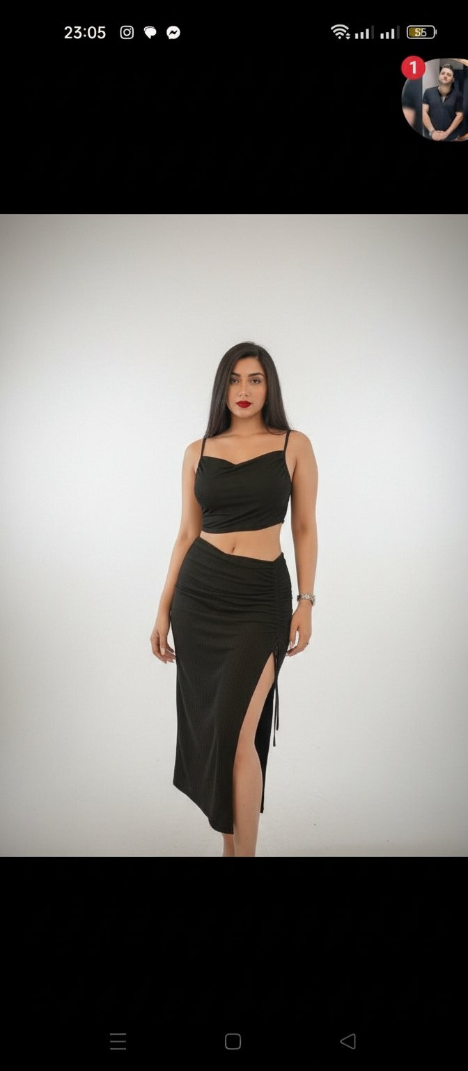 Robe noir shein