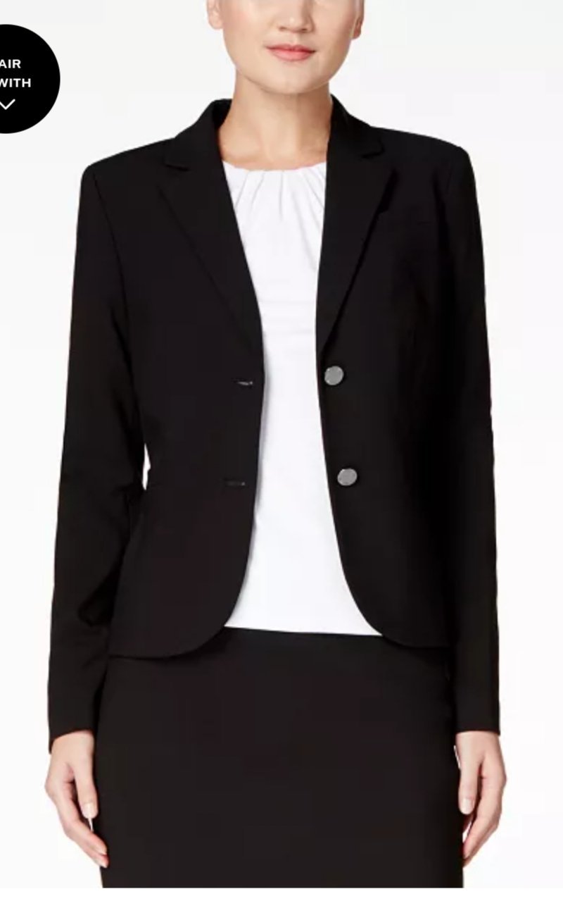 Blazer Calvin Klein deux boutons 