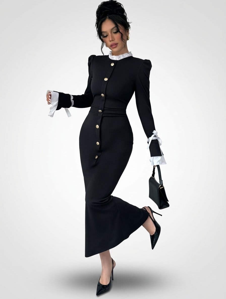 Robe noir élégante 