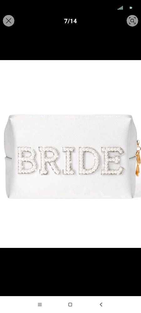 Trousse bride en blanc 