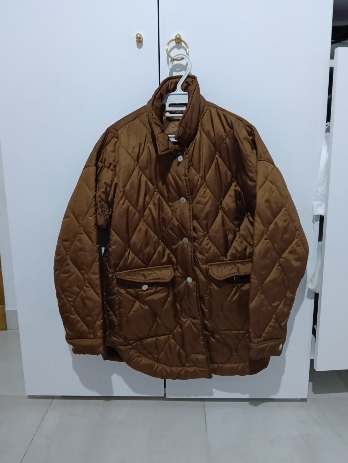 Veste marron, pour femme 