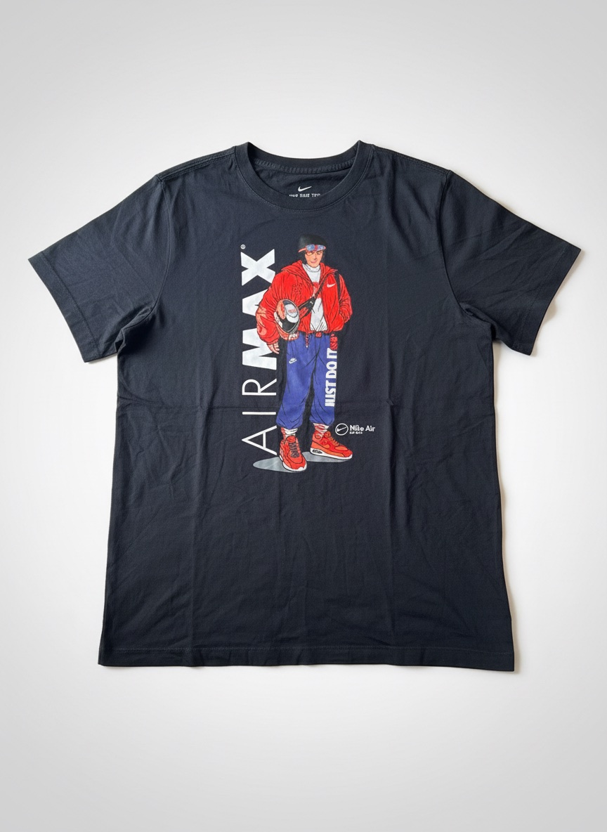 Nike Sportswear Manga Hypeman Air Max Anime T-Shirt Black Size L