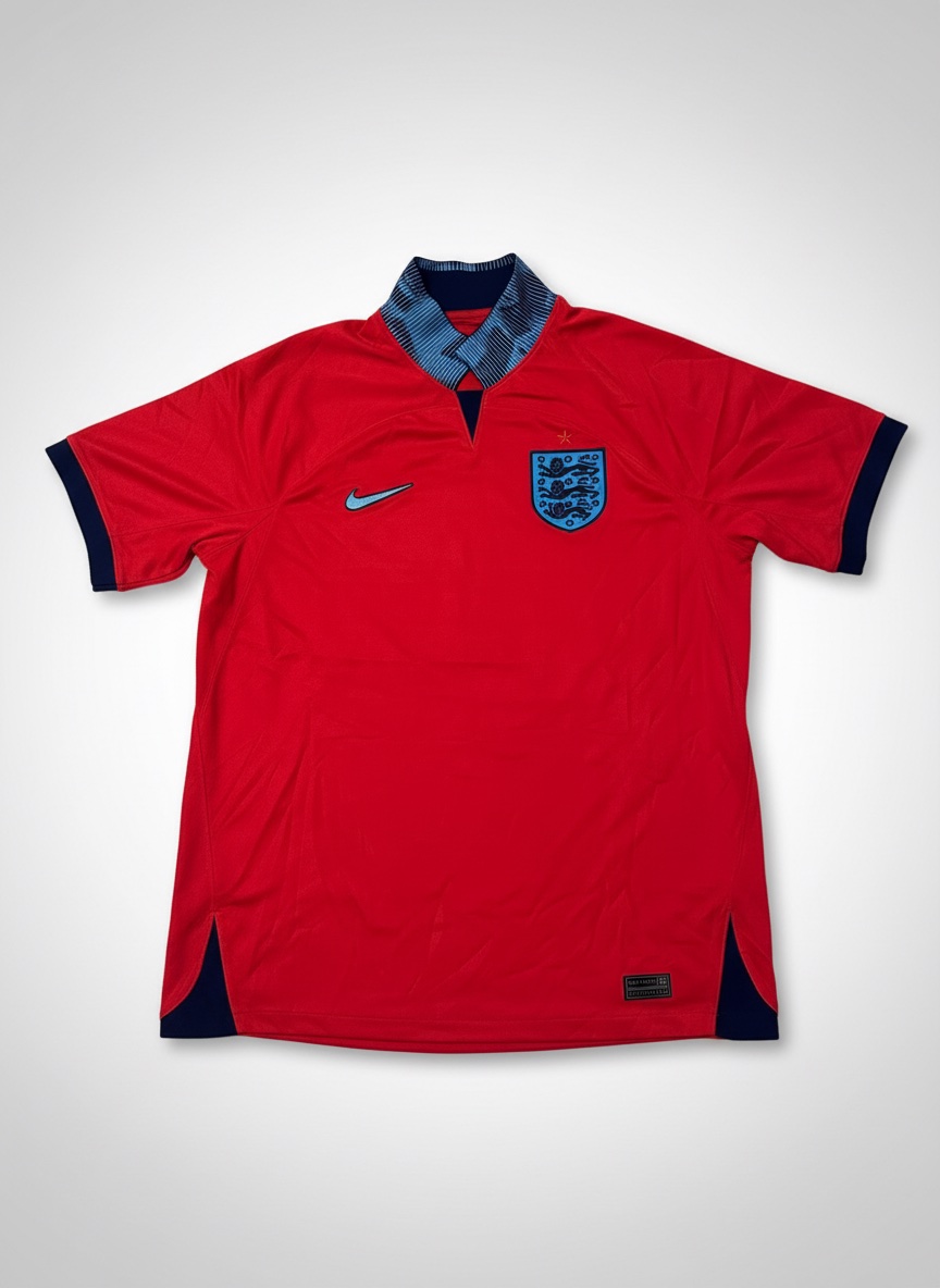 Authentic Nike England 2022 World Cup Away Stadium Soccer Jersey