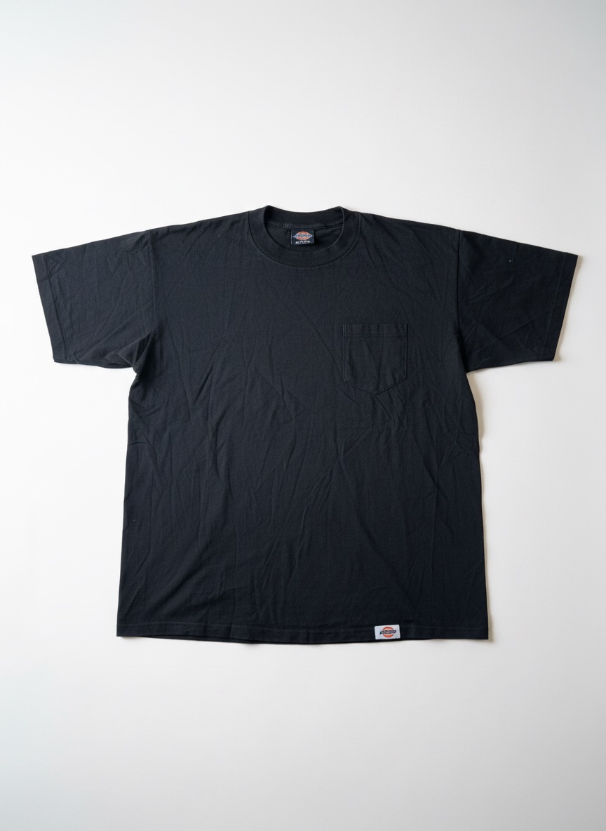 Vintage Dickies Made in USA Pocket T-Shirt Black Size XXL