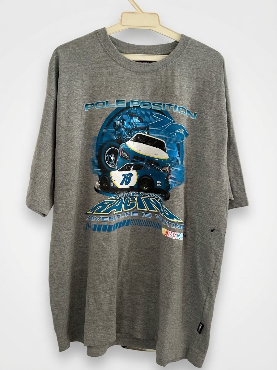 Vintage NASCAR Pole Position Racing Graphic Tee - Size XL