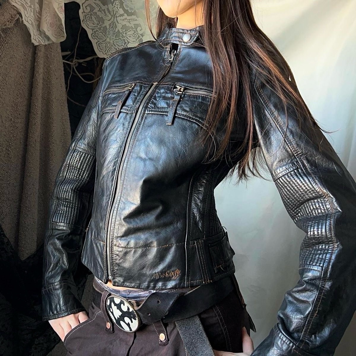 Vintage leather jacket
