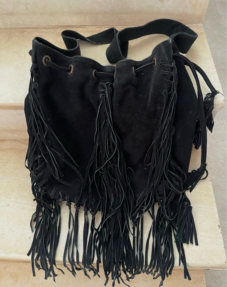 Grand sac en daim Mango