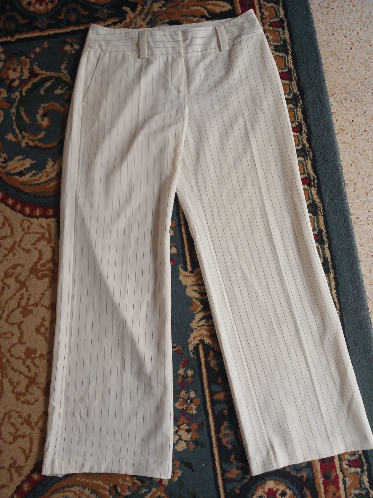 Pantalon large posé 
