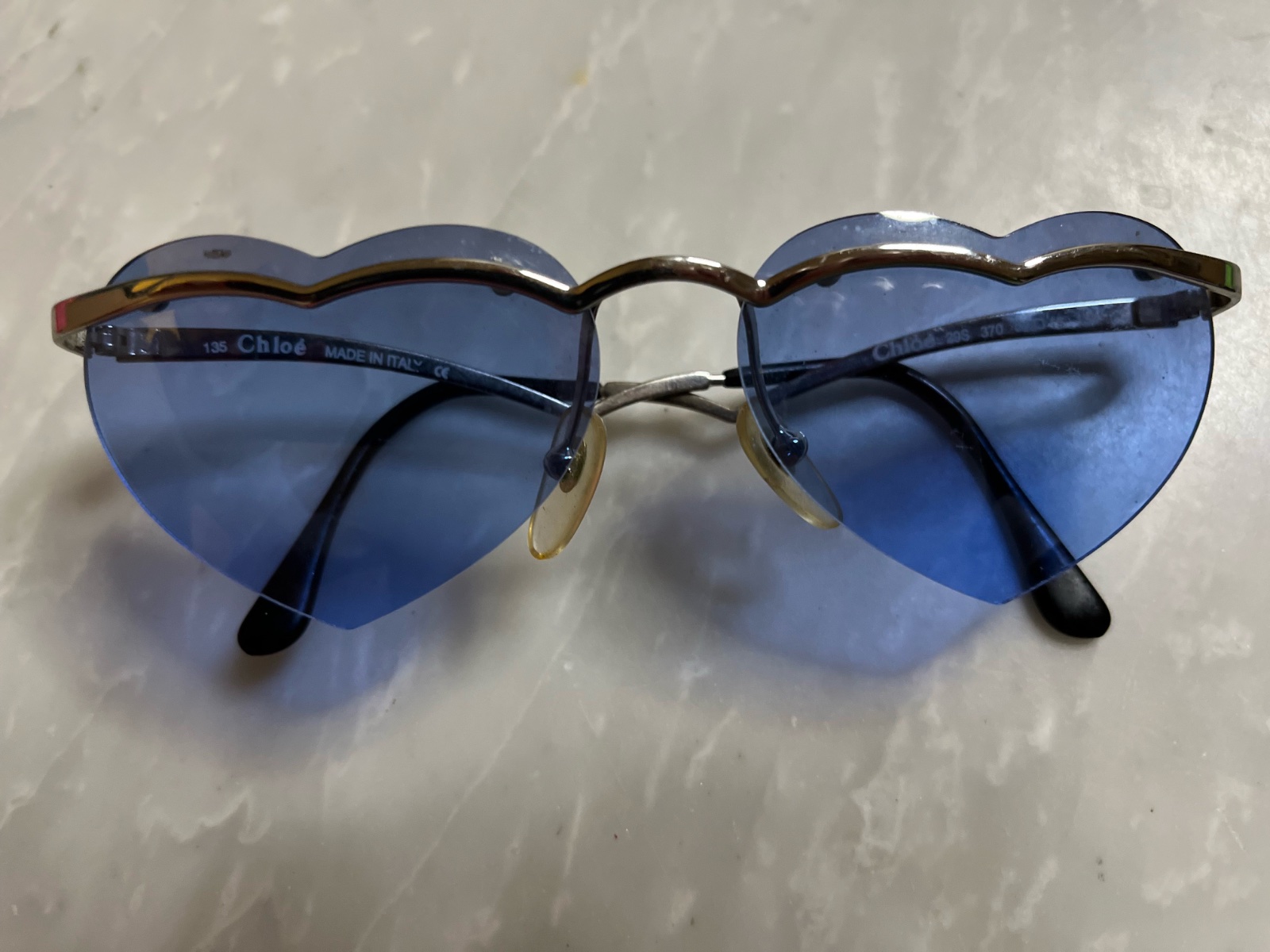 Lunettes bleu chloé