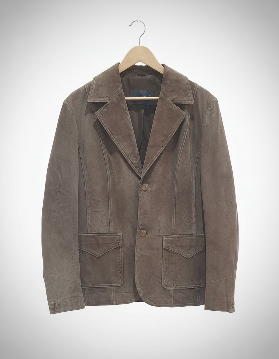 Veste tres bonne qualité cuir renversé 