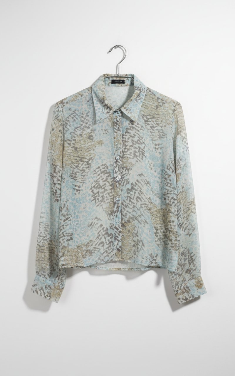 Chemise mousseline imprimée 