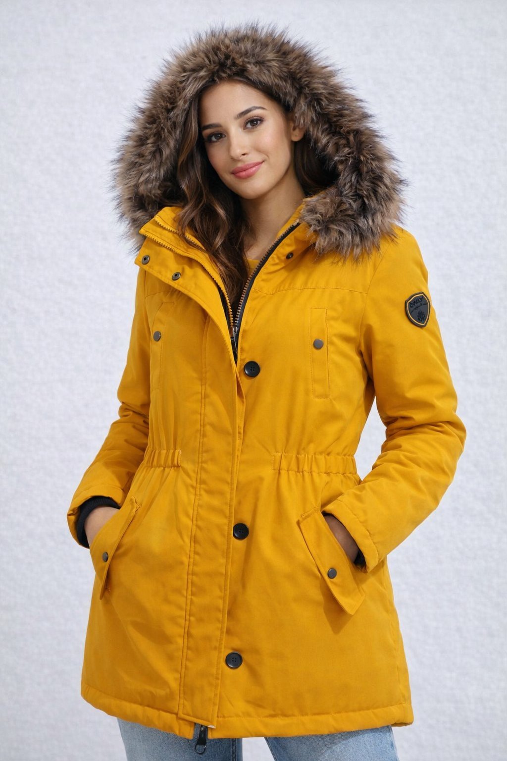 Doudoune / Parka femme ONLY avec capuche fourrure