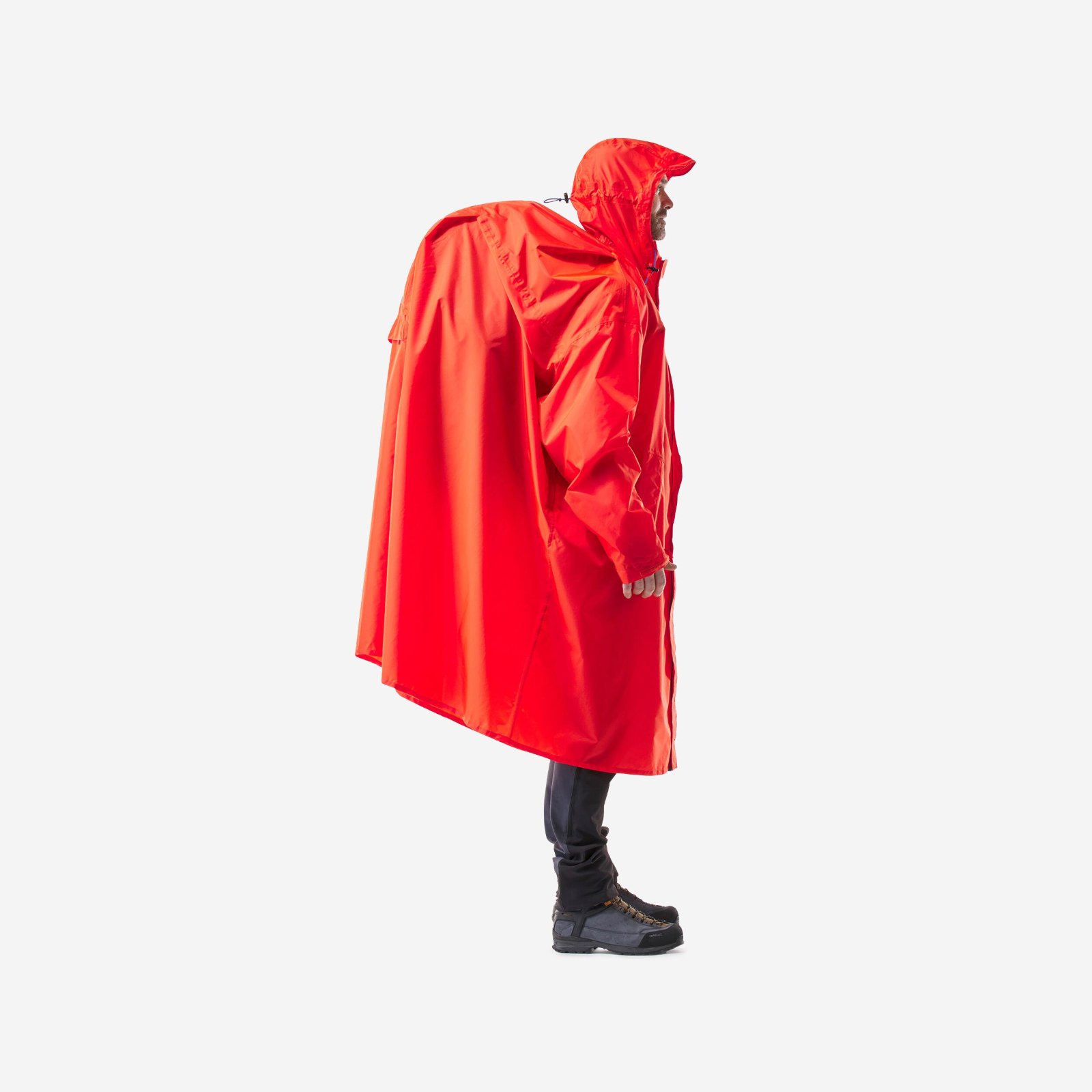 QUECHUA imperméable Poncho de pluie de randonnée - MT900 - 75L - orange - M/S