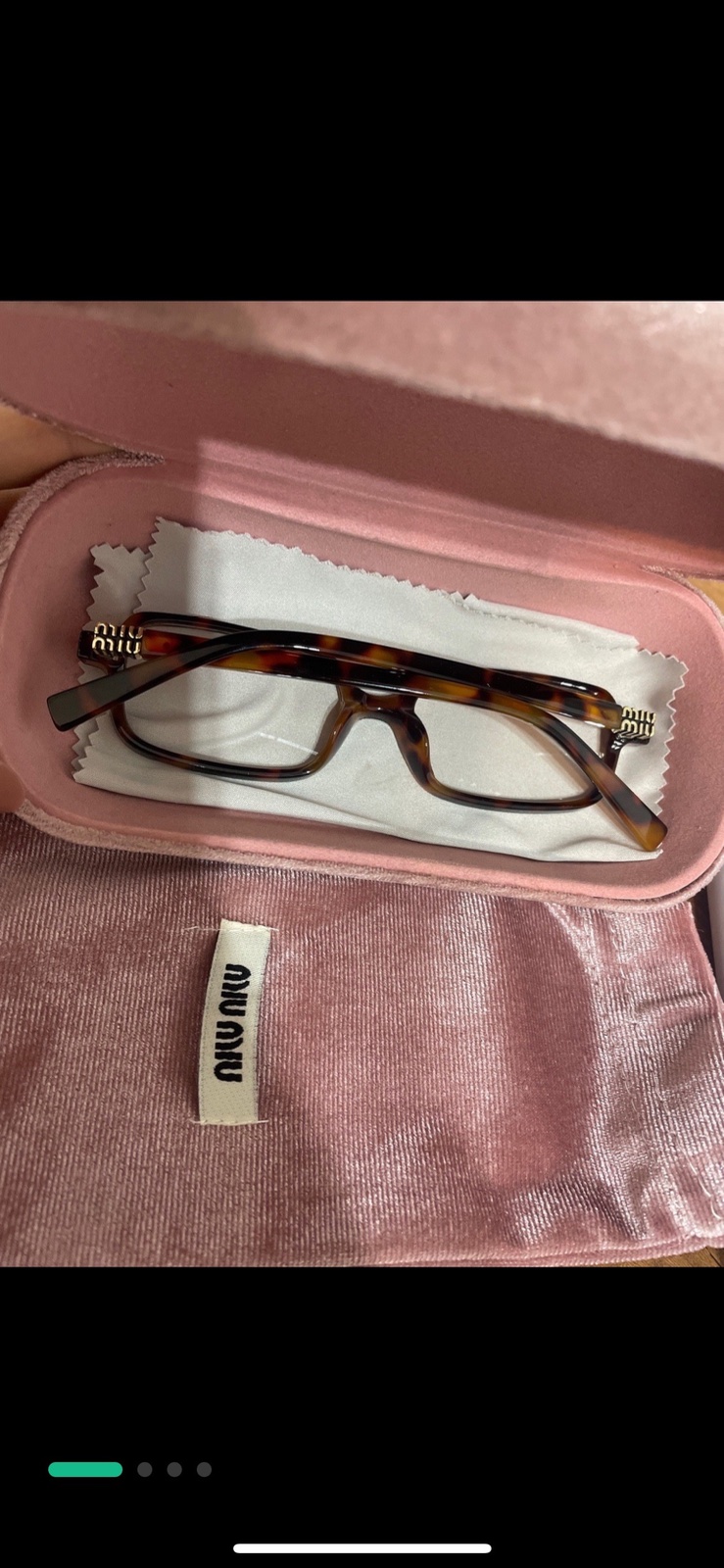 Lunettes miu miu jamais portés avec packet 