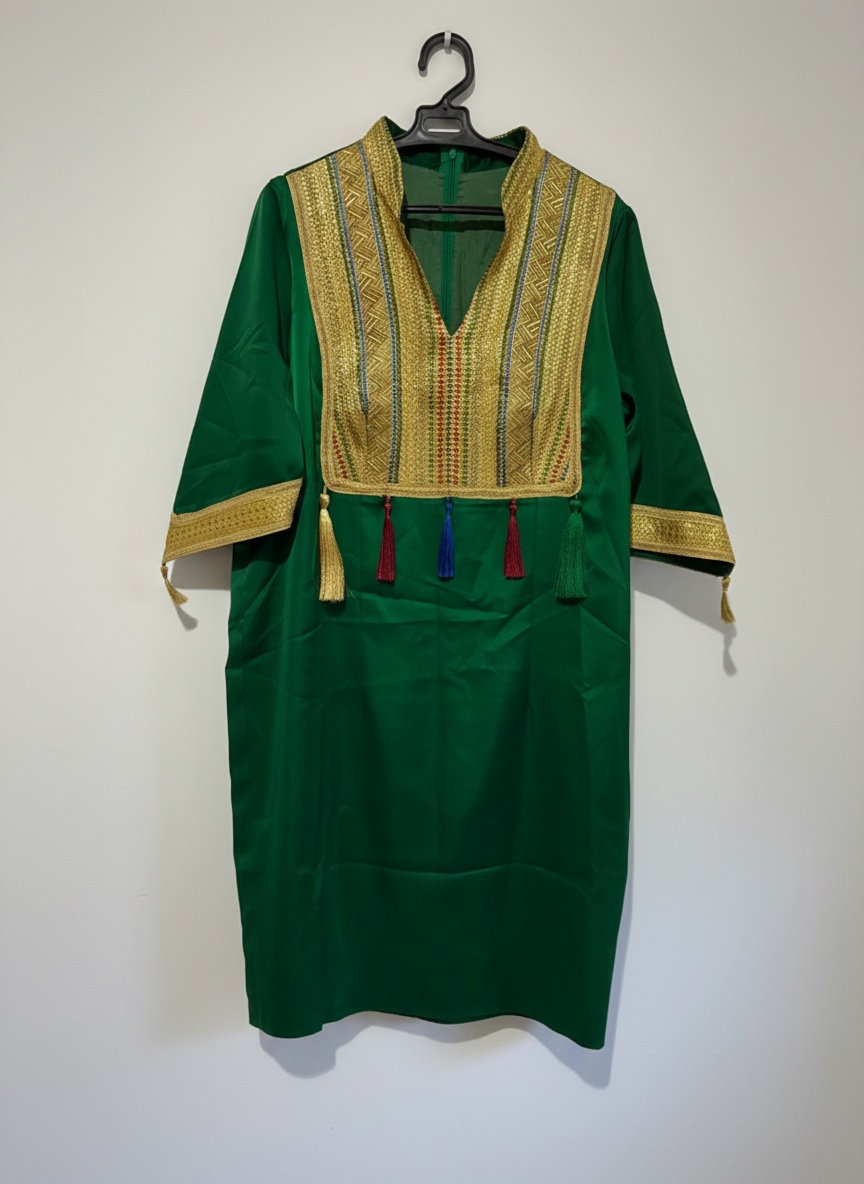 Robe traditionnel satin