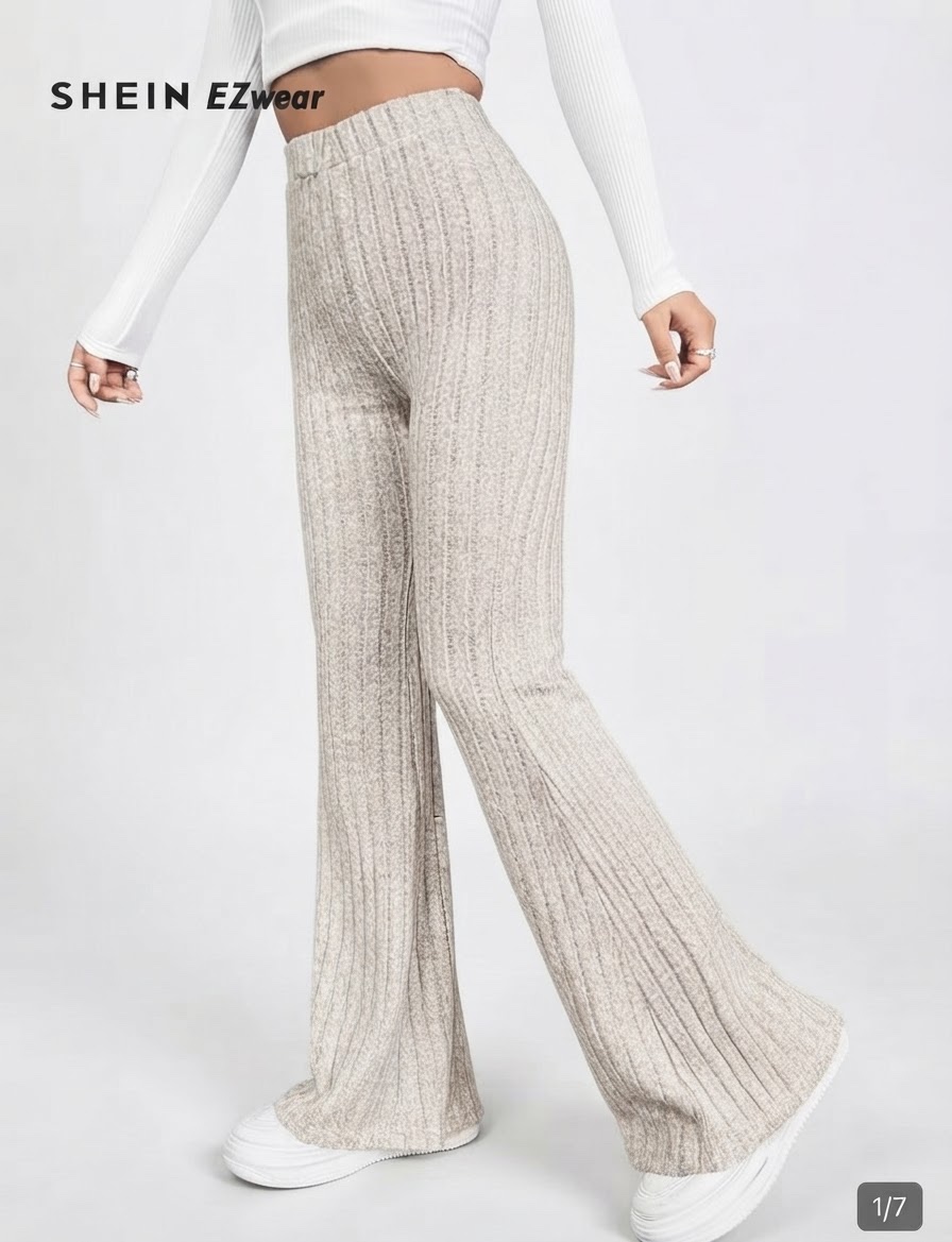 Pantalon pattes d'elephant gris