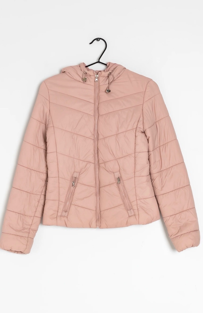Doudoune rose claire bershka 