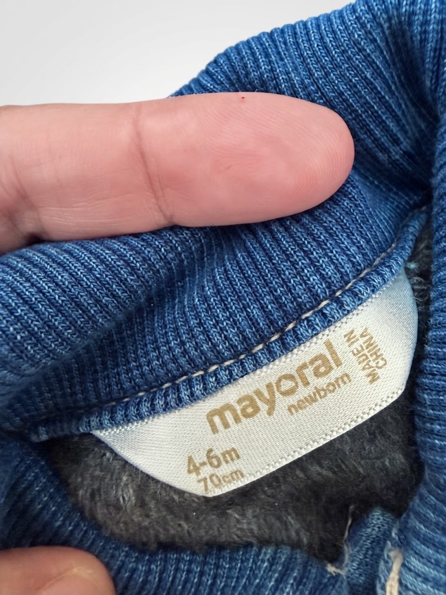 Mayoral combinaidon ours bebe 4-6 mois 