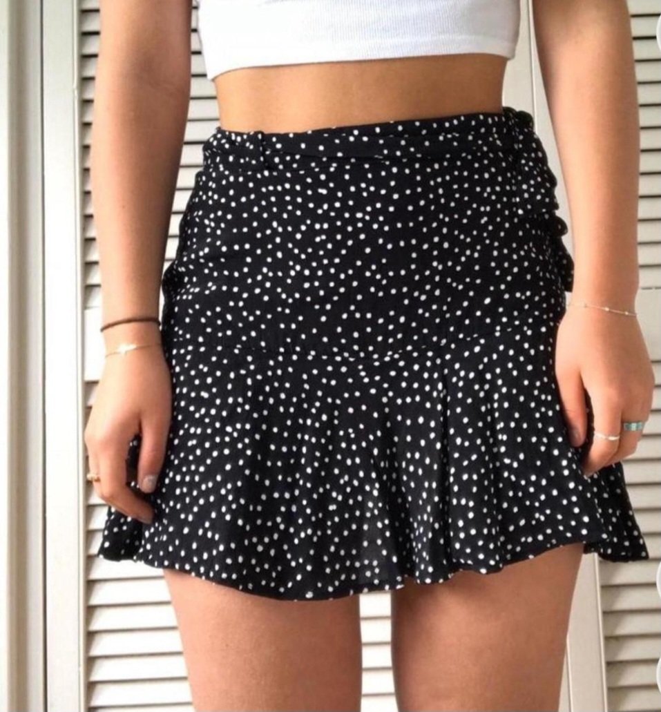 Jupe short polka marque Zara 