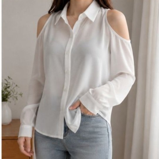 Chemise légère et transparente 