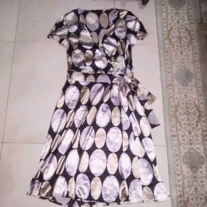 Robe porte feuille satinée 