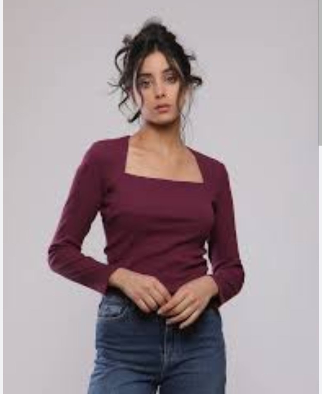 Pull manche langue