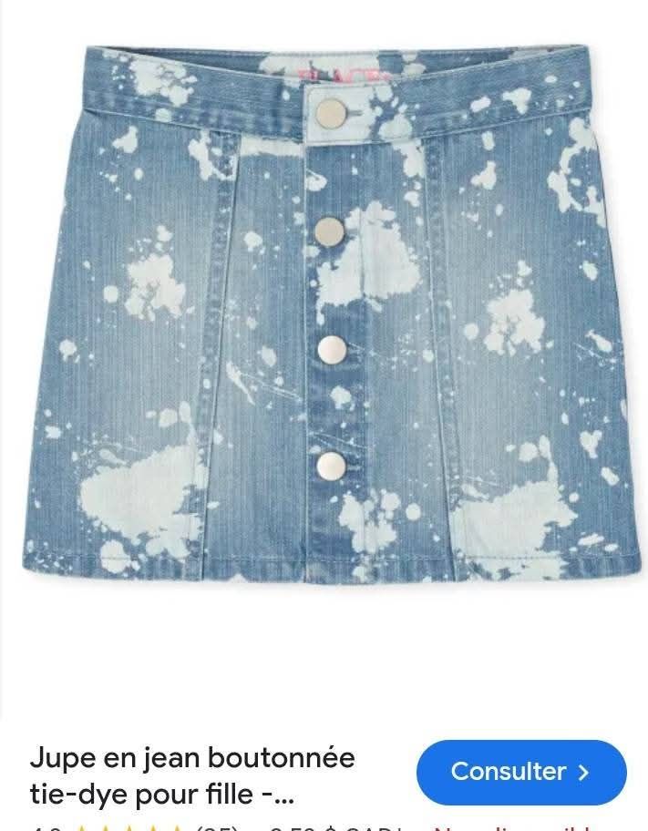 Jupe jeans